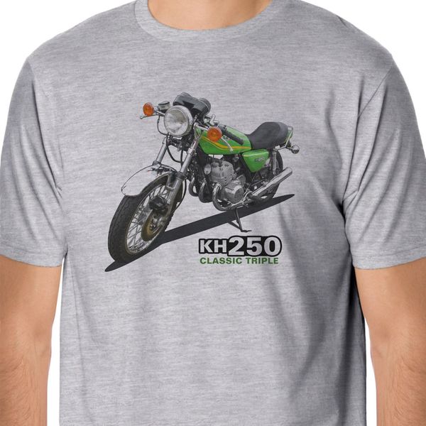 

2019 new brand cotton casual tee retro bikes - classic kh250 triple inspired short sleeves new fashion t-shirt men clothing