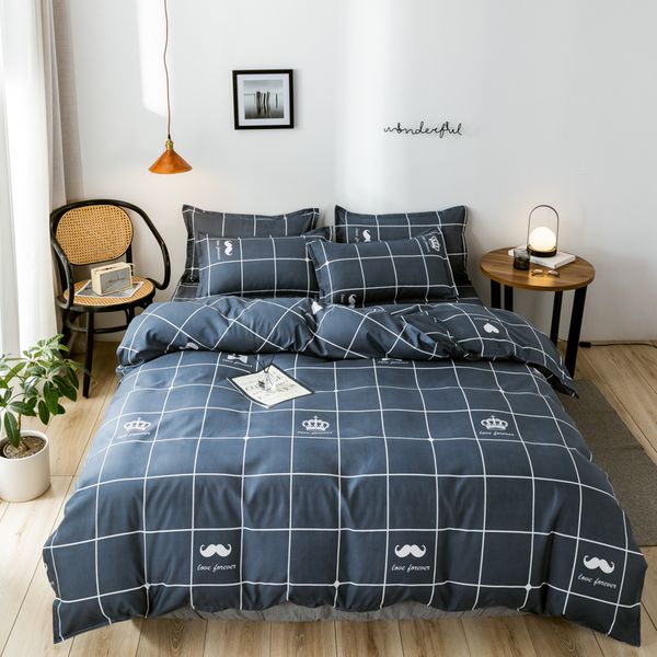 

casual modern style soft washable bedding sets suit coverlet sets