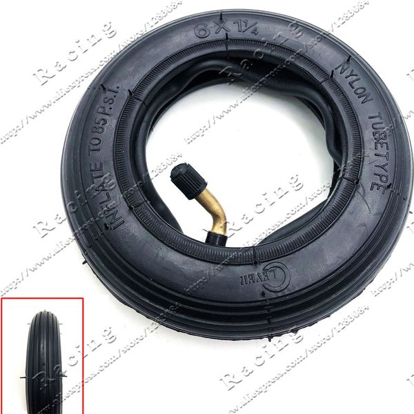 

6x1 1/4 tire with inner tube fits many gas electric scooters and e-bike 6 inch for a-folding bike 6 x 11/4 tyre