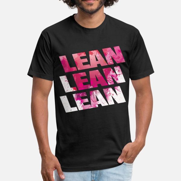 

lean lean lean t shirt men personalized cotton euro size s-3xl gents gift authentic spring leisure shirt