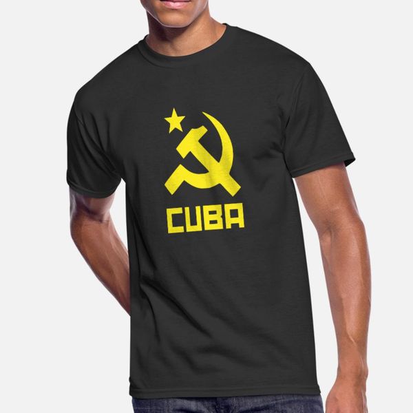 

cuba ussr russia revolution che new t shirt men printing cotton round collar male crazy breathable spring autumn slim shirt