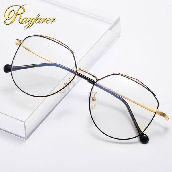 

women anti-blue glasses 2pcs a lot black gold rose silver rfg1902n, White;black