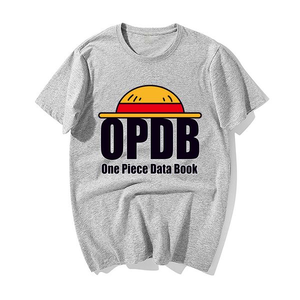 

fashion one piece luffy japanese anime t shirt one piece data book funny letter print tshirts men summer cotton casual t-shirt