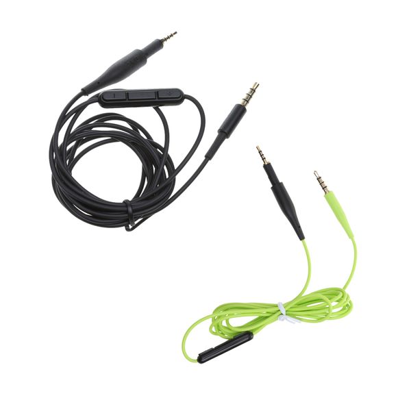 

2pieces замена аудио кабель ж / mic для akg k450 / q460 / k451 / k480 наушники