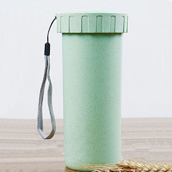 

portable with cup leakproof unbreakable travel yoga water cup running camping