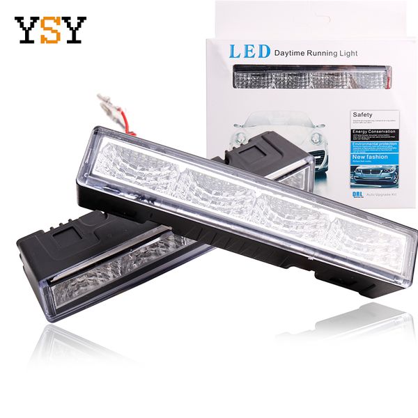 

2pcs drl led daytime running light waterproof universal drl kit day light auto driving external white 12v