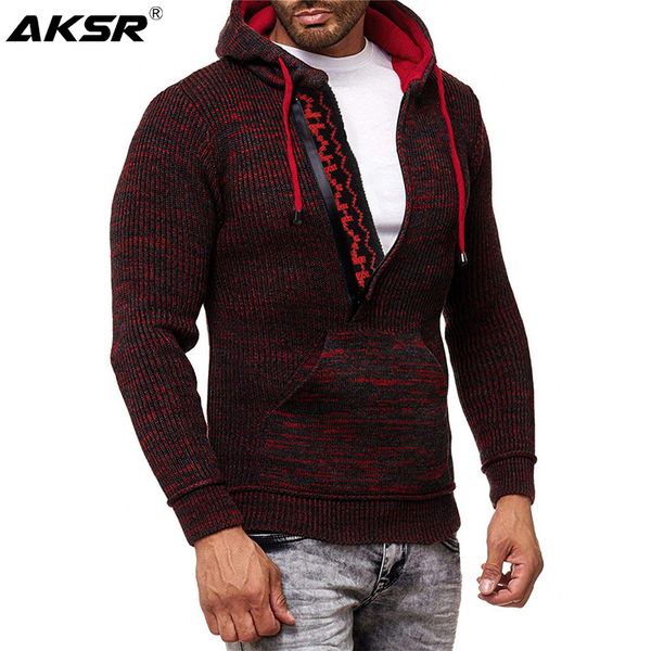 

men's autumn winter hooded sweaters plus size warm pullovers men jumpers warm knitted oversized sweaters men clothing 2020, White;black