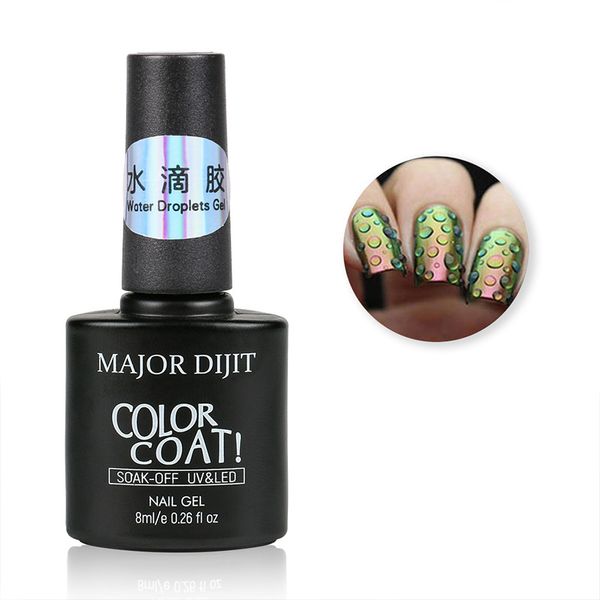 

nail gel polish water droplets art design varnish 8ml soak off manicure, Red;pink