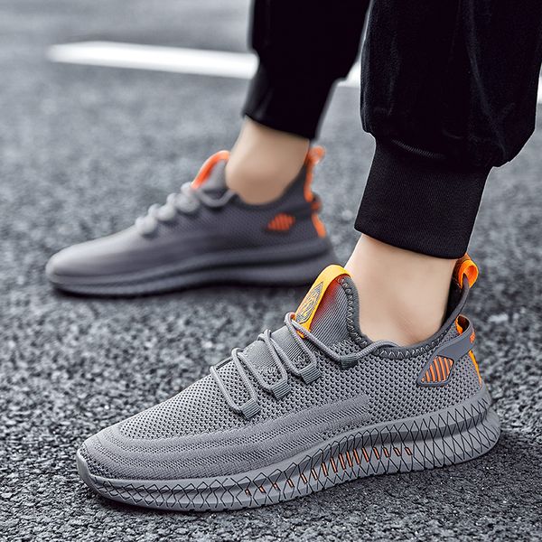 

men's sports running shoes mesh breathable sneakers male fashion brand design footwear for man gym workout training shoes
