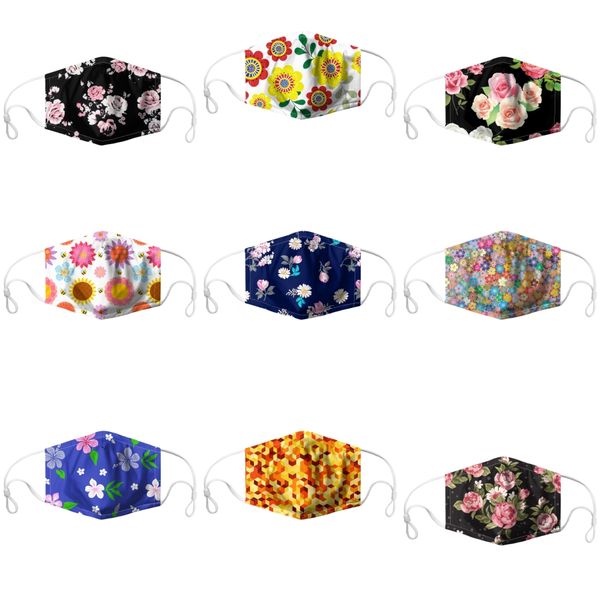 

print mask face masks fabric prectivemask proof washable agoad zbhwss#746, Black