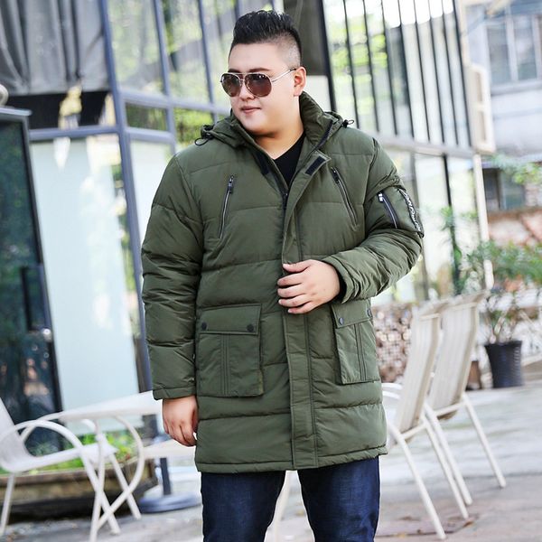 

new arrival male winter thick warm fashion super large jacket obese down men's plus size -6xl 7xl 8xl 9xl 10xl 11xl 12xl 13xl, Black