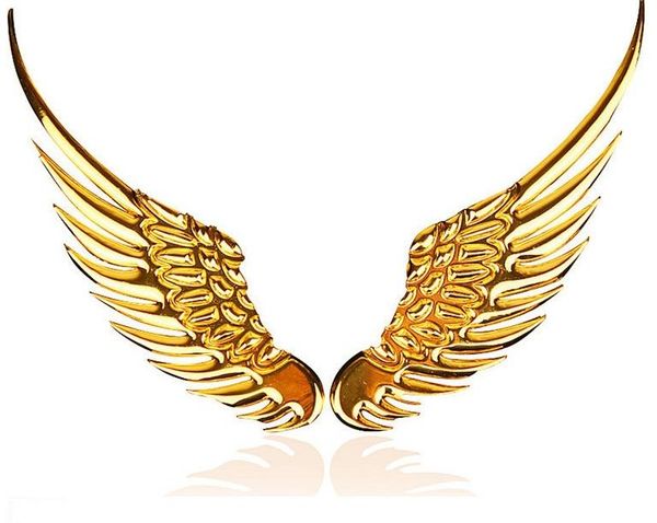

car angel wings stickers decoration metal eagle wings personality 3d stereo car stickers