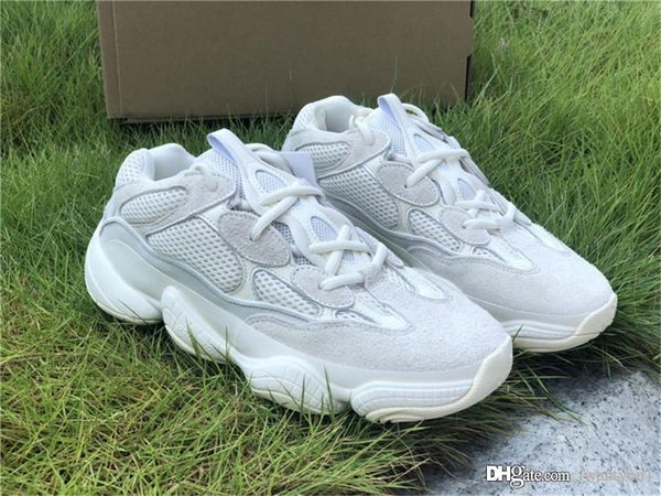 

authentic 500 desert rat men women running shoes bone white fv3573 salt super moon yellow utility black blush sneakers with box