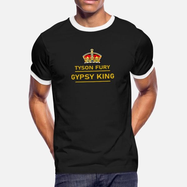 

tyson fury the gypsy king t shirt men fitness cotton size s-3xl formal fitness humor summer pattern