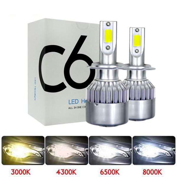 

led headlight for auto led ice bulb car light h4 h8 h11 9005 9006 3 bh4 h1 automobile diode lamps bulb h7 fog light