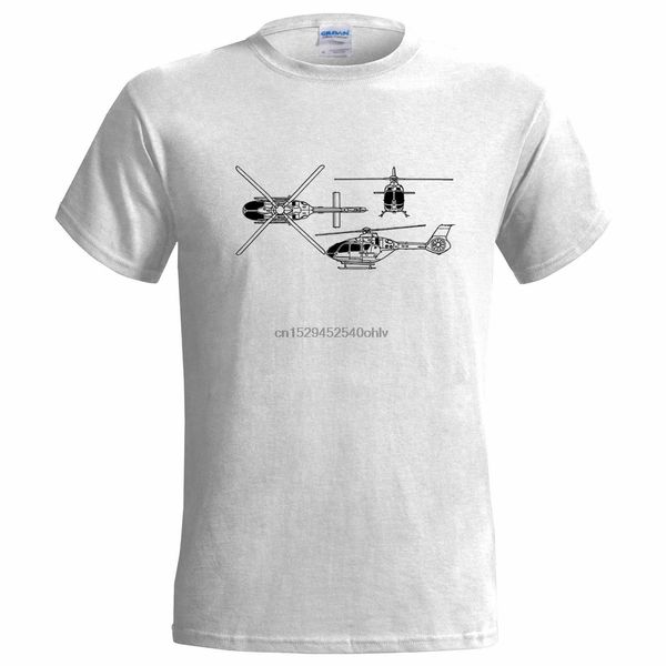 

airbus helicopter ec 135 blueprint mens t shirt eurocopter mbb germany