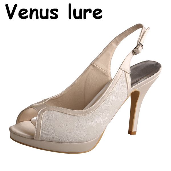 

customized service wedding shoes women high heel open toe sandals size 9, Black