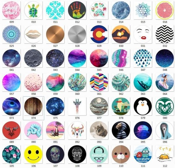 

360 real dhl 2018 with grip blue expandable package universal degree finger glue holder flexible holder cell phone stand foadw bwkf