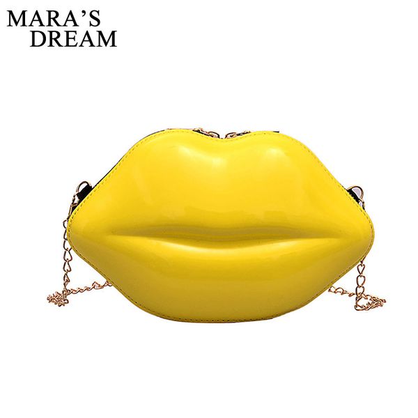 

2020 new lips style fashion pu ladies day clutch bag chain purse shoulder bag handbag women's crossbody mini messenger