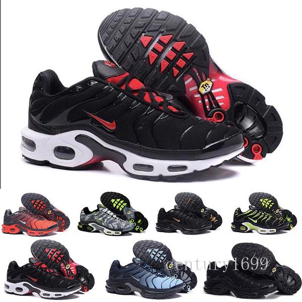 

2019 new running shoes men tn shoes tns plus fashion increased ventilation casual trainers olive red blue black sneakers chausseures tr-9z