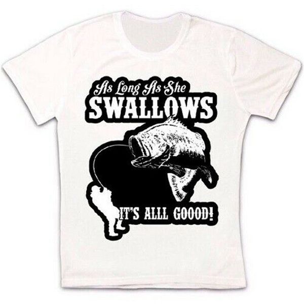 

смешные рыбы, пока она ласточка ретро урожай hipster унисекс футболка 515 full - фигурные tee shirt