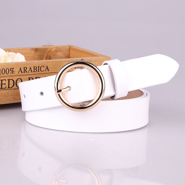 

new arrivals timelimited designers new womens belt pure leather round pin buckle belt fashion retro allmatch leather belt womens pants wit, Black;brown