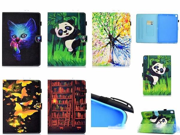 

cgjxs painting butterfly elephant unicorn dog owl tree filp stand wallet leather case for ipad pro 11 2020 10 .2 10 .5 2 /3 /4 mini 12345 ai
