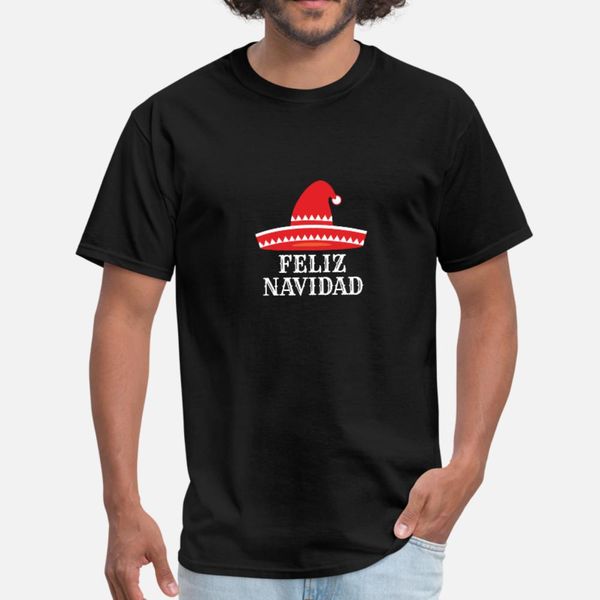 

feliz navidad t shirt men customized 100% cotton s-xxxl crazy funny casual summer style leisure shirt