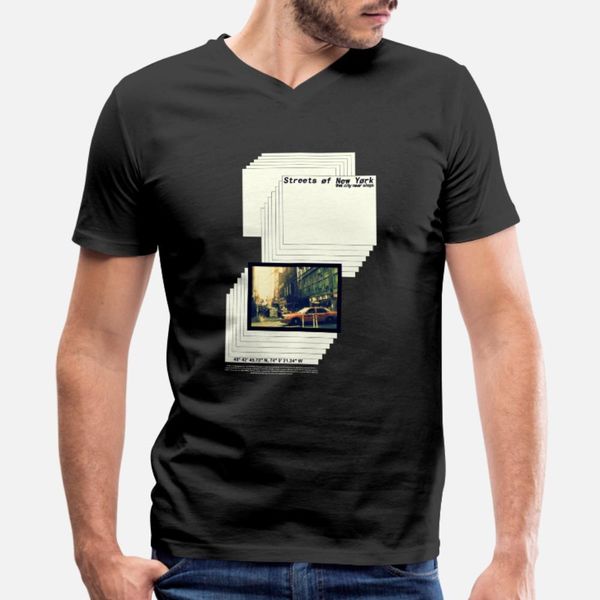 

streets of new york t shirt men custom 100% cotton round collar novelty anti-wrinkle casual summer style pictures shirt
