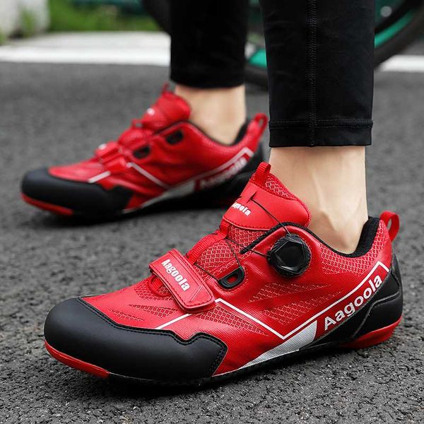 

mtb cycling shoes men road bike shoes self-locking sports women wear absorption bicycle sapatilha ciclismo spd, Black
