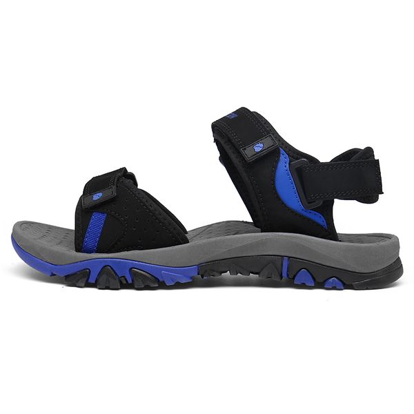 

sandals male on breathable sandalias men comfort couro samool em cuero shoes plastic hollow plage rubber 39 luxury sandles sandalhas s, Black