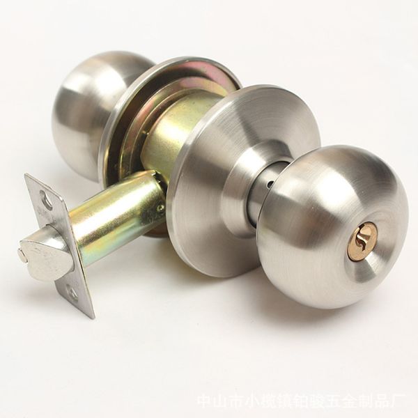 

passage door locks bathroom round handle stainless steel entrance knobs hardware