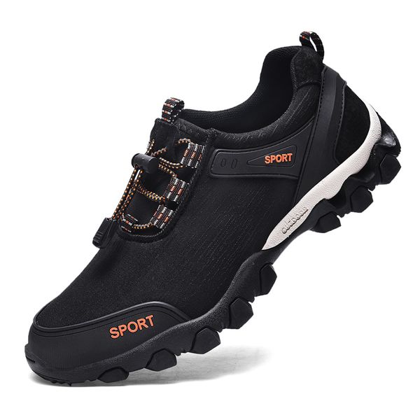 

2020 male autumn winter outdoor fashion sneakers lightweight men casual shoes breathable male footwear lace up walking shoe, Black