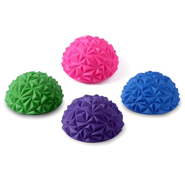 

1pcs health semicircle fitness relax massage ball pvc training muscles promote blood circulation foot massage ball mj