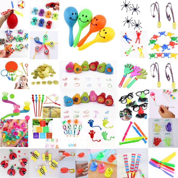 

kids birthday party favors filler gift bag prizes for boys girls whistle balloon maraca toys christmas halloween