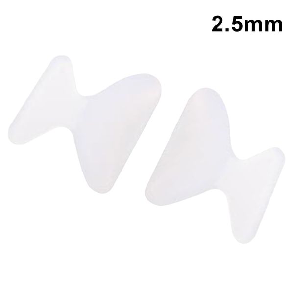 

anti slip silicone nose pad non-slip glasses nose lift increase pad for eyeglasses sunglasses jl, Silver