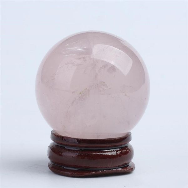 

wholesale ball natural ball/pink hjt small sphere decorations rose chrismas home crystal for sale 70g healing dh_niceshop mlosd