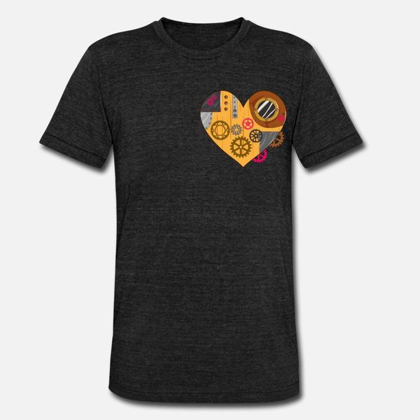 

steampunk heart science fiction victorian t shirt men customize short sleeve s-3xl solid color anti-wrinkle authentic summer normal shirt