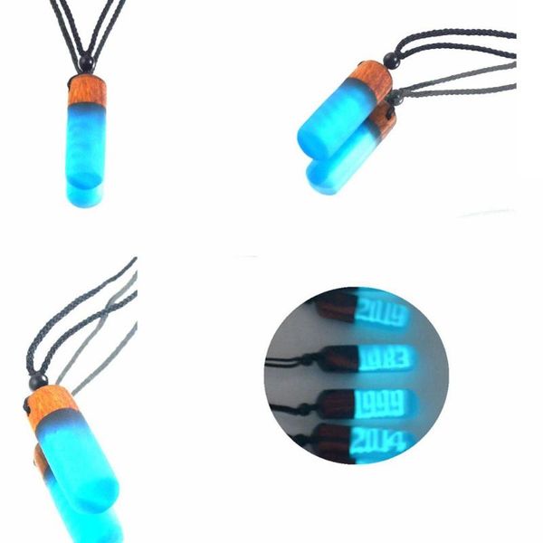 

fashion year necklace pendant, crafts luminous at night digital anniversary jewelry necklace gift promotion, Silver
