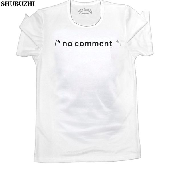 

funny geek novelty joke coding html css developer gift no comment t shirts summer casual letters printing tee clothes