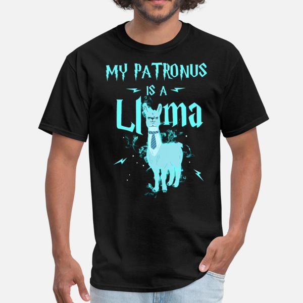 

мой patronus является llama нет prob магия tee рождество тенниска мужчины проектирование футболочку плюс размер 3xl оригинал sunlight аутент