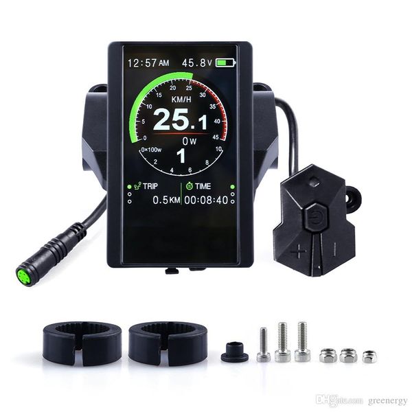 

bafang 850c p850c full color lcd 8fun lcd display available for electric bicycle bbs02 bbs 36v 48v electric bicycle motor accessories