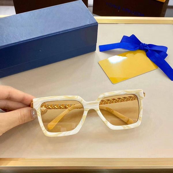 

2020 new fashion z1188 popular sunglasses men women square summer style rectangle full frame uv protection, White;black