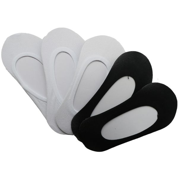 

10pcs/5pair summer boat socks women's invisible socks thin non-slip low cut no show socks short breathable meias calcetines, Black;white