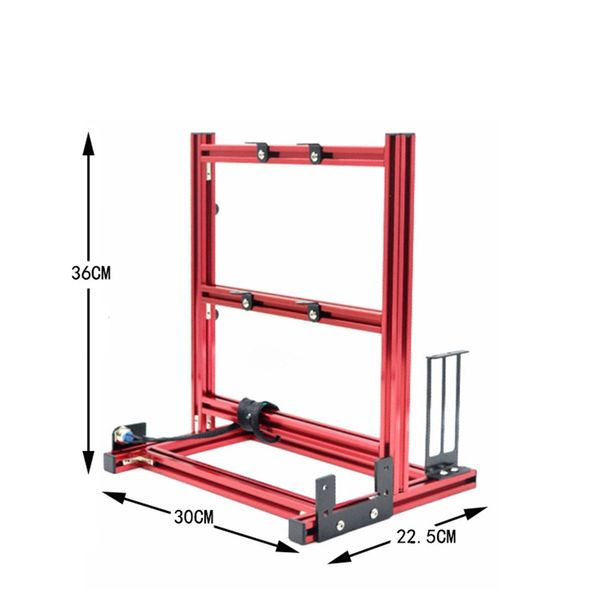 Freeshipping Mini ATX MATX ITX Custodia fai-da-te Banco di prova per PC verticale portatile Open Frame Scheda grafica Chassic per ventola di raffreddamento ad acqua 120/240 / 360w