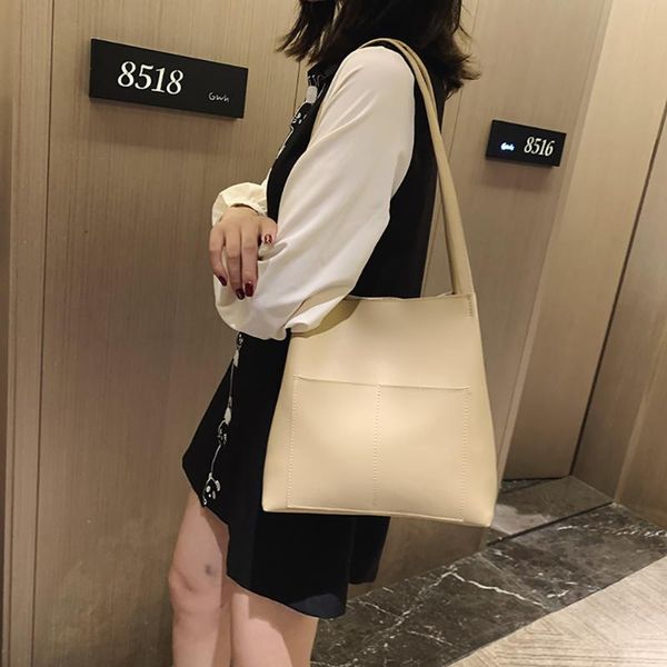 

38#casual retro small square bag female designer handbag 2020 pu leather chain mobile phone shoulder bag bucket