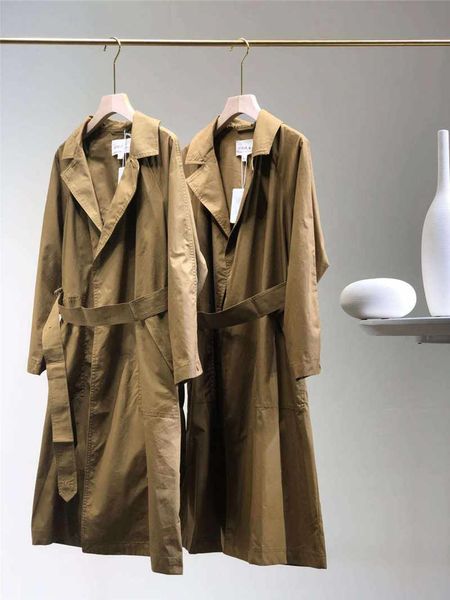 

fashion women jackets long lady windbreaker jacket active coat button streetwear clothes corset trench coats asian size size s-l, Tan;black