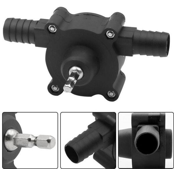 

new home electric drill pump self priming transfer pumps oil fluid water pump portable round shank heavy duty self-priming hand