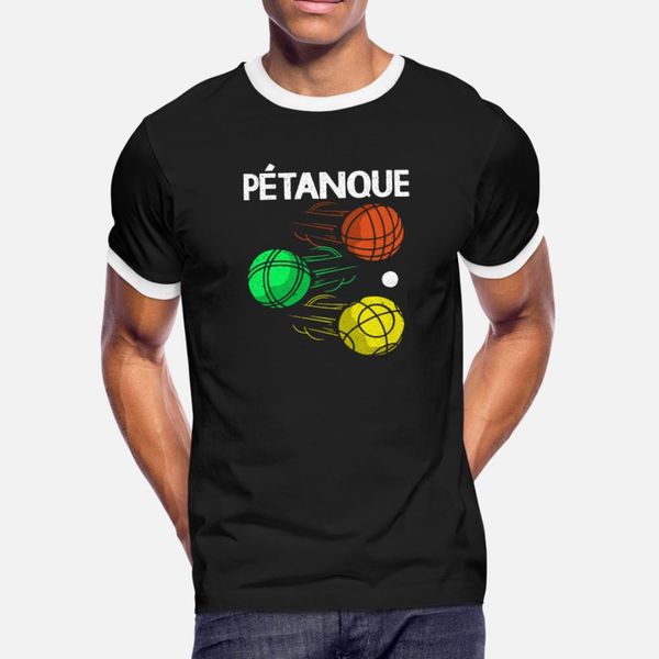 

petanque t shirt men designer tee shirt o neck trend anti-wrinkle funny spring autumn kawaii shirt