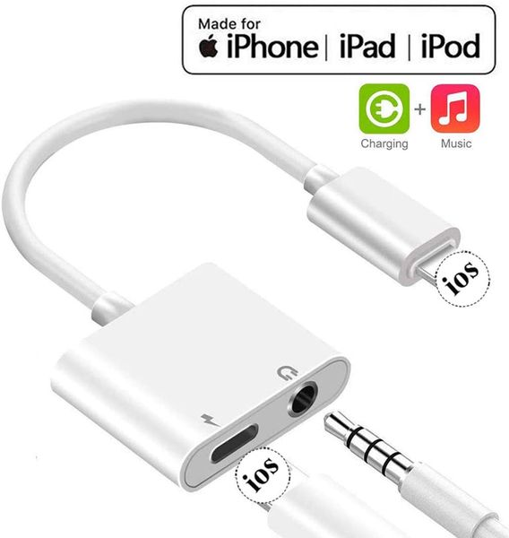 

for iphone headphone adapter dongle charger jack aux audio 3.5 mm with iphone 7/7plus/8/8plus/x/xs/xr/10/xs 11 max accessory compatible all